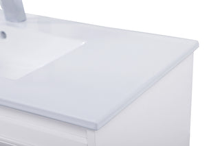 Kasper Single Bathroom Floating Vanity in White