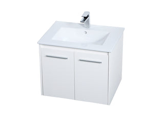 Rasina Single Bathroom Floating Vanity in White
