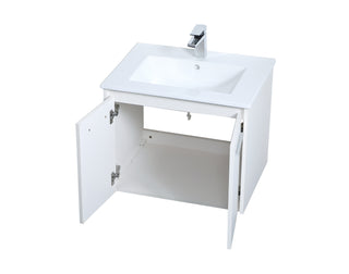 Rasina Single Bathroom Floating Vanity in White