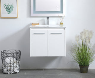 Rasina Single Bathroom Floating Vanity in White