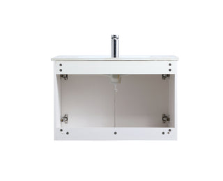 Rasina Single Bathroom Floating Vanity in White