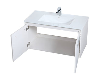 Rasina Single Bathroom Floating Vanity in White