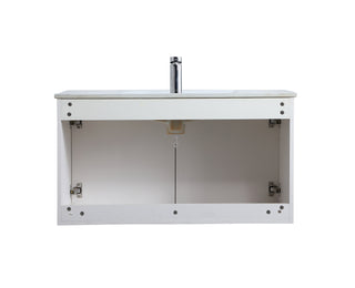 Rasina Single Bathroom Floating Vanity in White