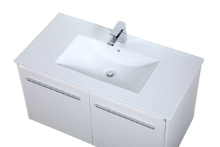 Rasina Single Bathroom Floating Vanity in White