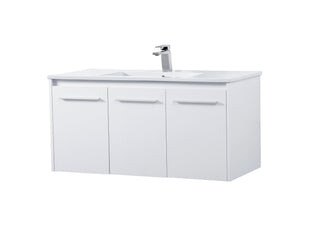 Rasina Single Bathroom Floating Vanity in White