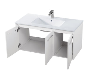 Rasina Single Bathroom Floating Vanity in White