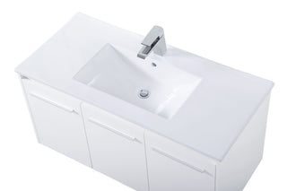 Rasina Single Bathroom Floating Vanity in White