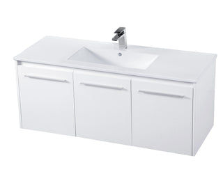 Rasina Single Bathroom Floating Vanity in White