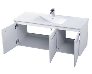 Rasina Single Bathroom Floating Vanity in White