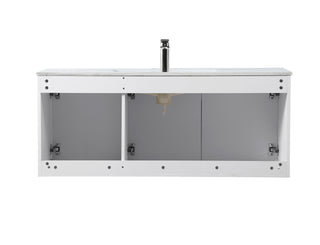 Rasina Single Bathroom Floating Vanity in White