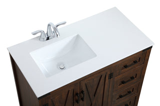 Grant Single Bathroom Vanity in Espresso