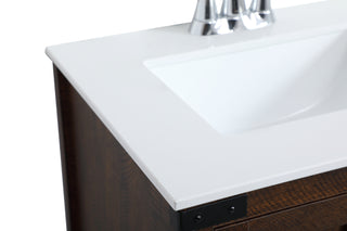 Grant Single Bathroom Vanity in Espresso