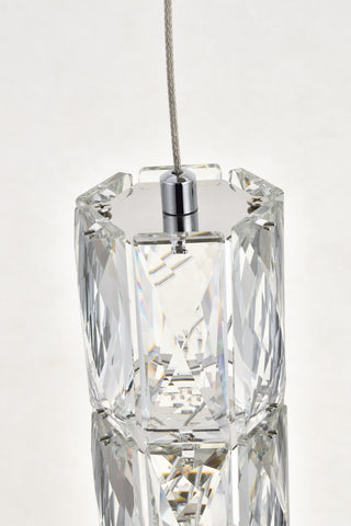 Polaris LED Pendant in Chrome