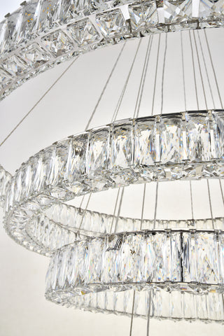 Monroe LED Chandelier in Chrome