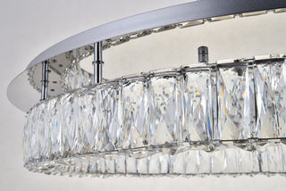 Monroe LED Flush Mount in Chrome