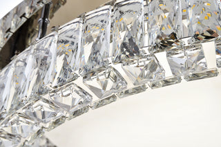 Monroe LED Flush Mount in Chrome