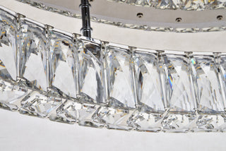 Monroe LED Flush Mount in Chrome