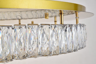 Monroe LED Flush Mount in Gold