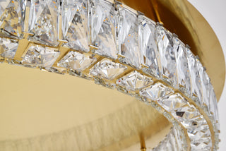 Monroe LED Flush Mount in Gold