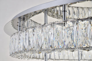 Monroe LED Flush Mount in Chrome