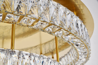 Monroe LED Flush Mount in Gold
