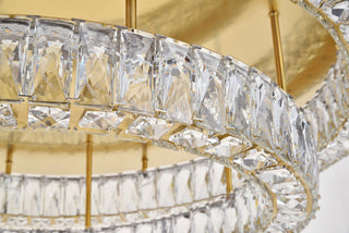 Monroe LED Flush Mount in Gold
