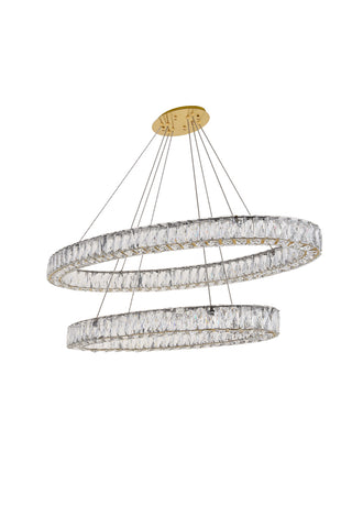 Monroe LED Chandelier in Gold
