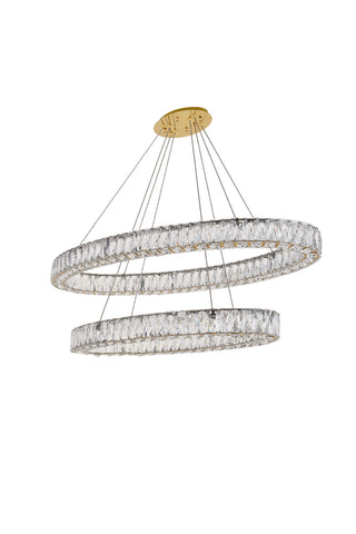 Monroe LED Chandelier in Gold