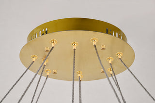 Monroe LED Chandelier in Gold