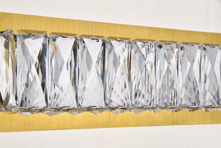 Monroe LED Wall Sconce in Gold
