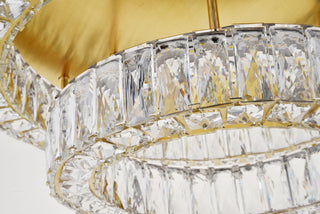 Monroe LED Flush Mount in Gold