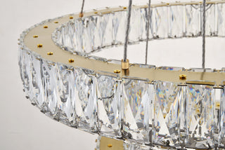 Monroe LED Pendant in Gold