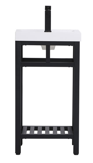 Raya Single Bathroom Vanity in black