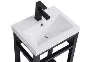 Raya Single Bathroom Vanity in black