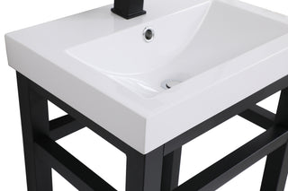 Raya Single Bathroom Vanity in black