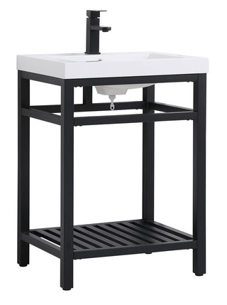 Raya Single Bathroom Vanity in black