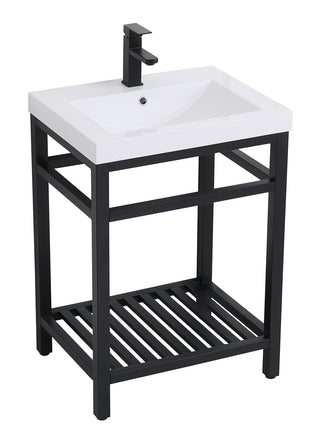 Raya Single Bathroom Vanity in black