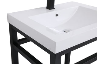Raya Single Bathroom Vanity in black