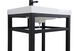 Raya Single Bathroom Vanity in black