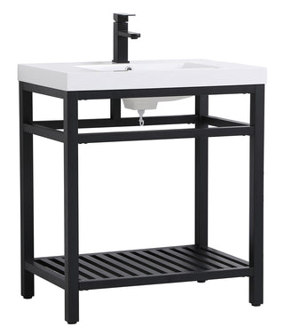 Raya Single Bathroom Vanity in black