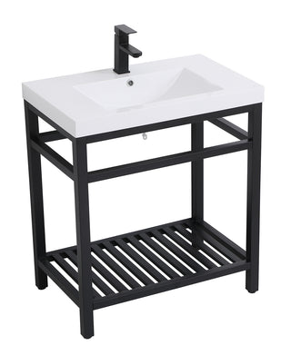 Raya Single Bathroom Vanity in black