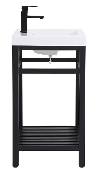 Raya Single Bathroom Vanity in black
