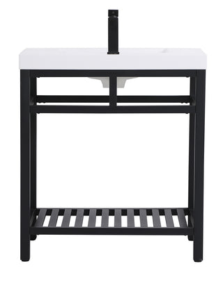 Raya Single Bathroom Vanity in black