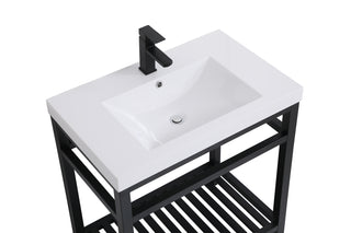 Raya Single Bathroom Vanity in black