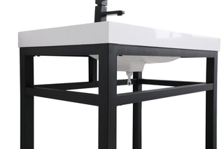 Raya Single Bathroom Vanity in black