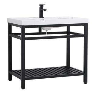 Raya Single Bathroom Vanity in black