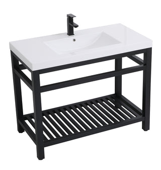 Raya Single Bathroom Vanity in black