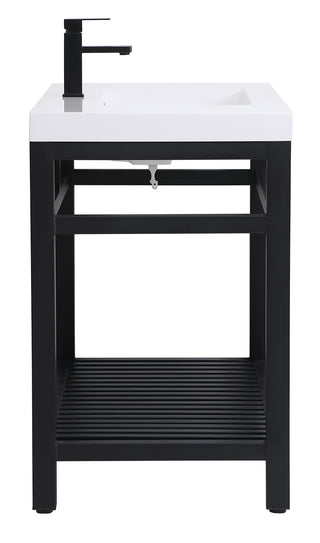 Raya Single Bathroom Vanity in black
