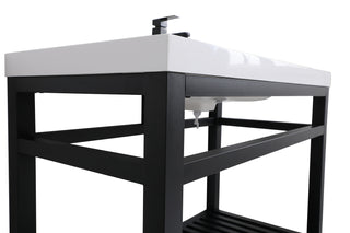 Raya Single Bathroom Vanity in black