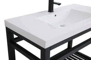 Raya Single Bathroom Vanity in black